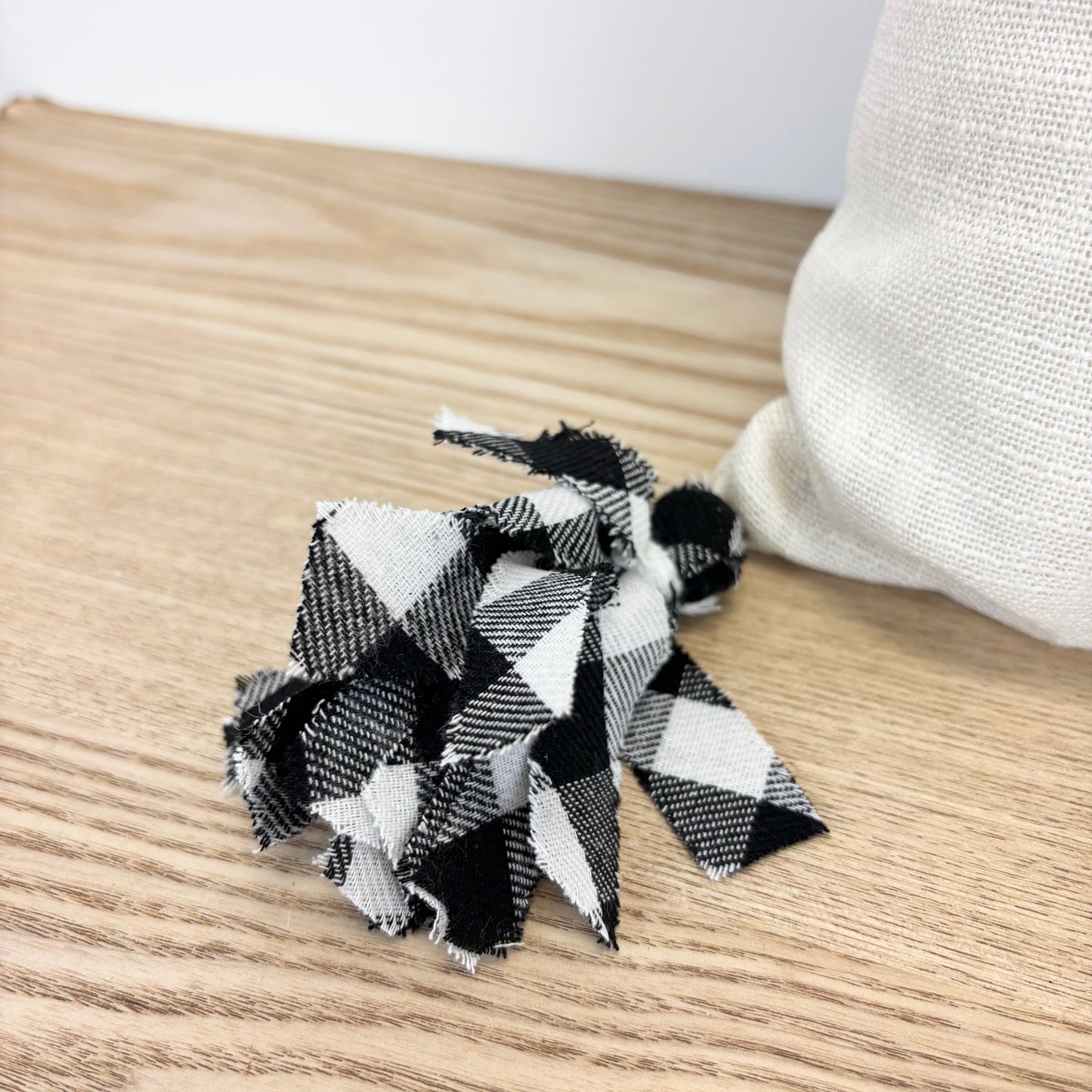 Hocus Pocus Lumbar Pillow with Frayed Tassels