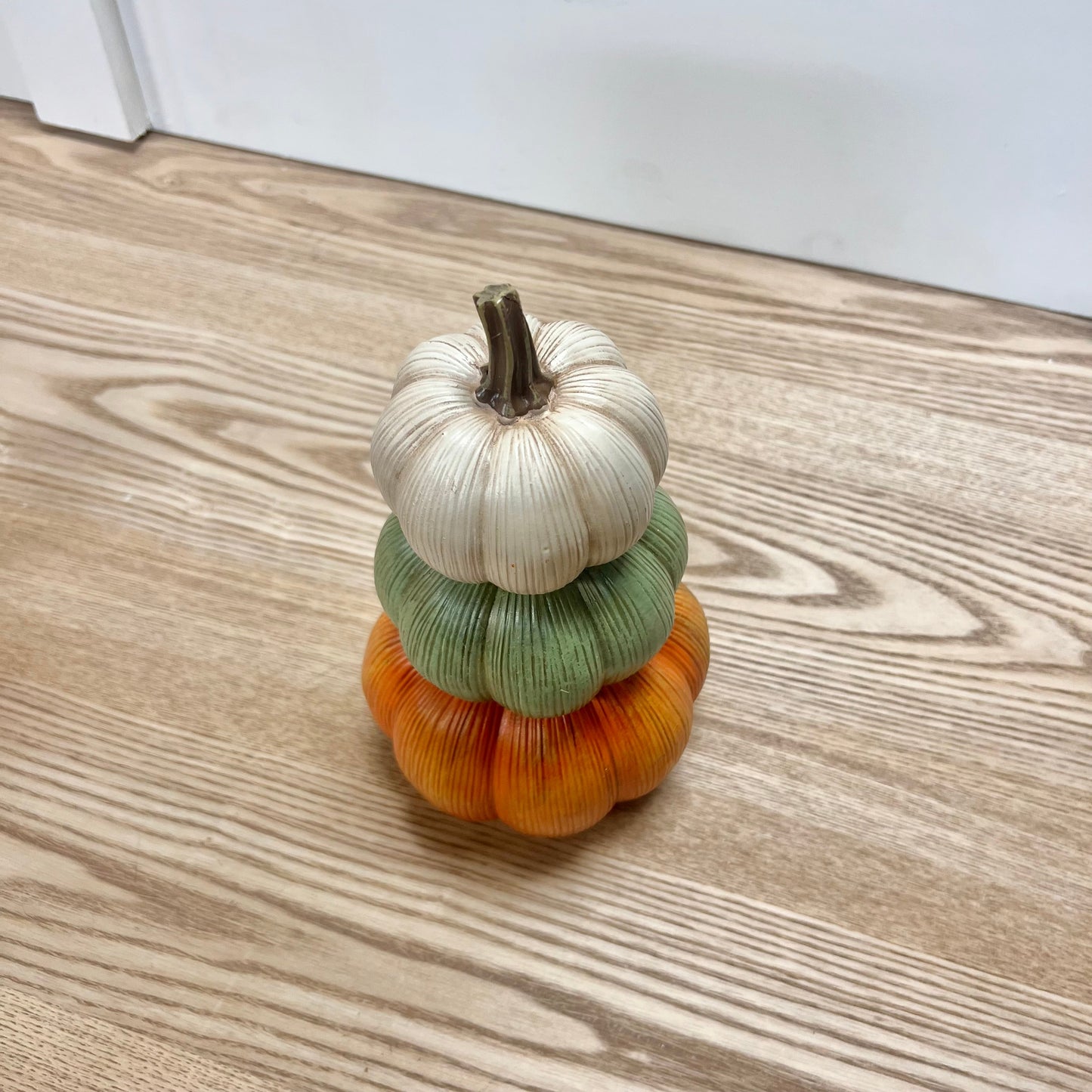 Stacked Resin Pumpkins