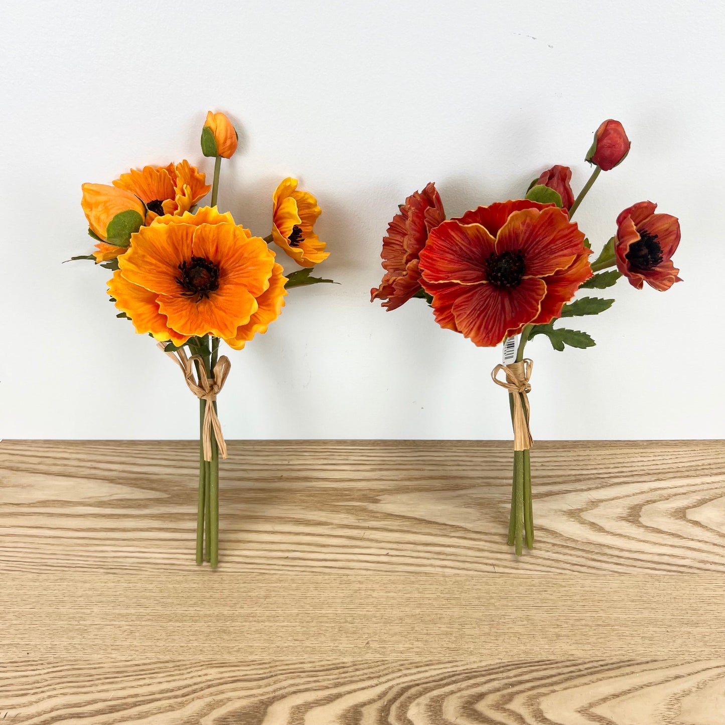 Real Feel Fall Poppy Stems - 2 Colors