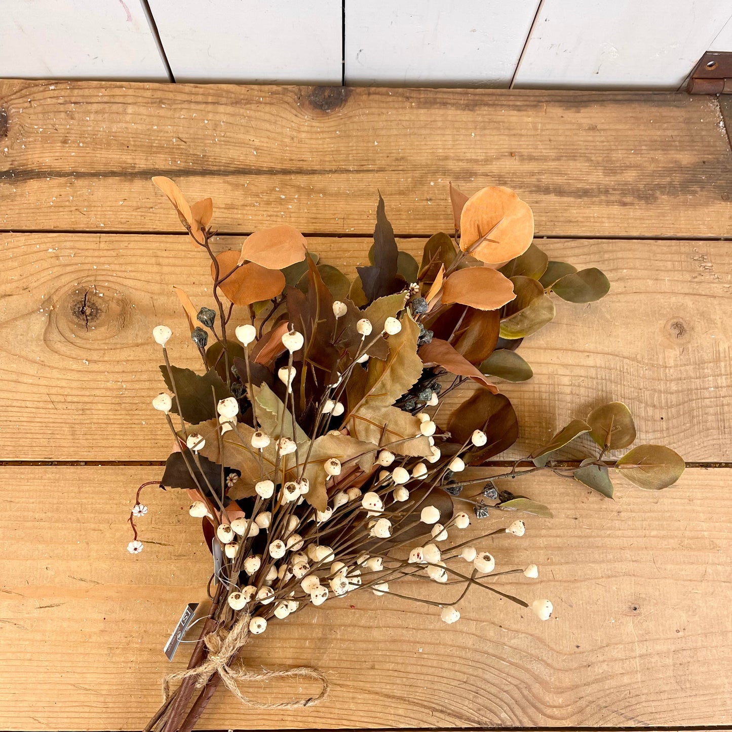 Harvest Eucalyptus and Cream Mini Berry Floral Design Kit