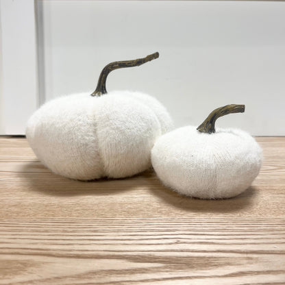 Off White Sweater Pumpkins