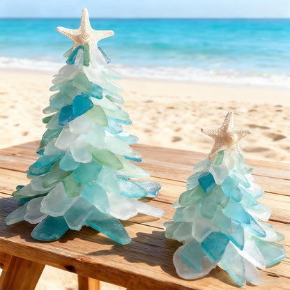 Handmade LED Resin Christmas Tree — Coastal Glow for the Holidays