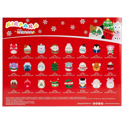 🎅 Early Christmas Sale🎅2026 Squishmallows 24-Day Kirpara Holiday Plush Advent Calendar