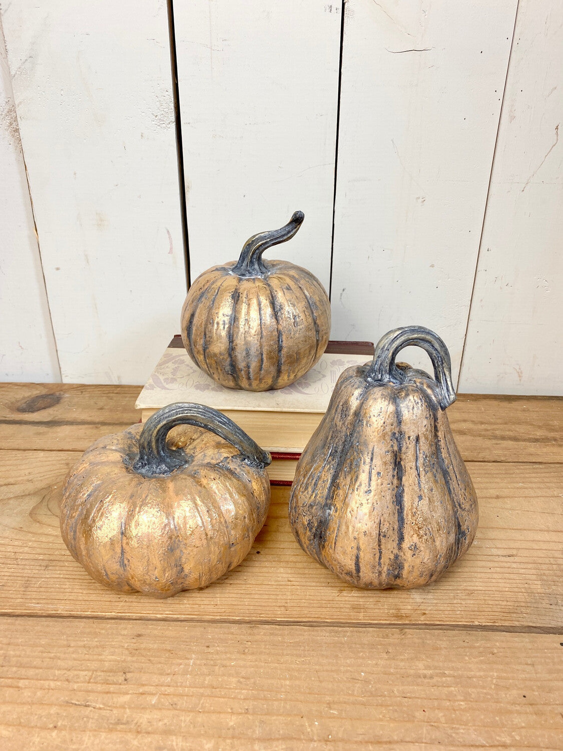 Gold Resin Pumpkins