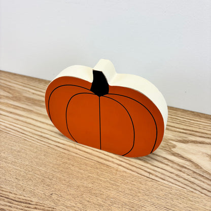 Pumpkin/Jack-o’-Lantern Reversible Wood Shape