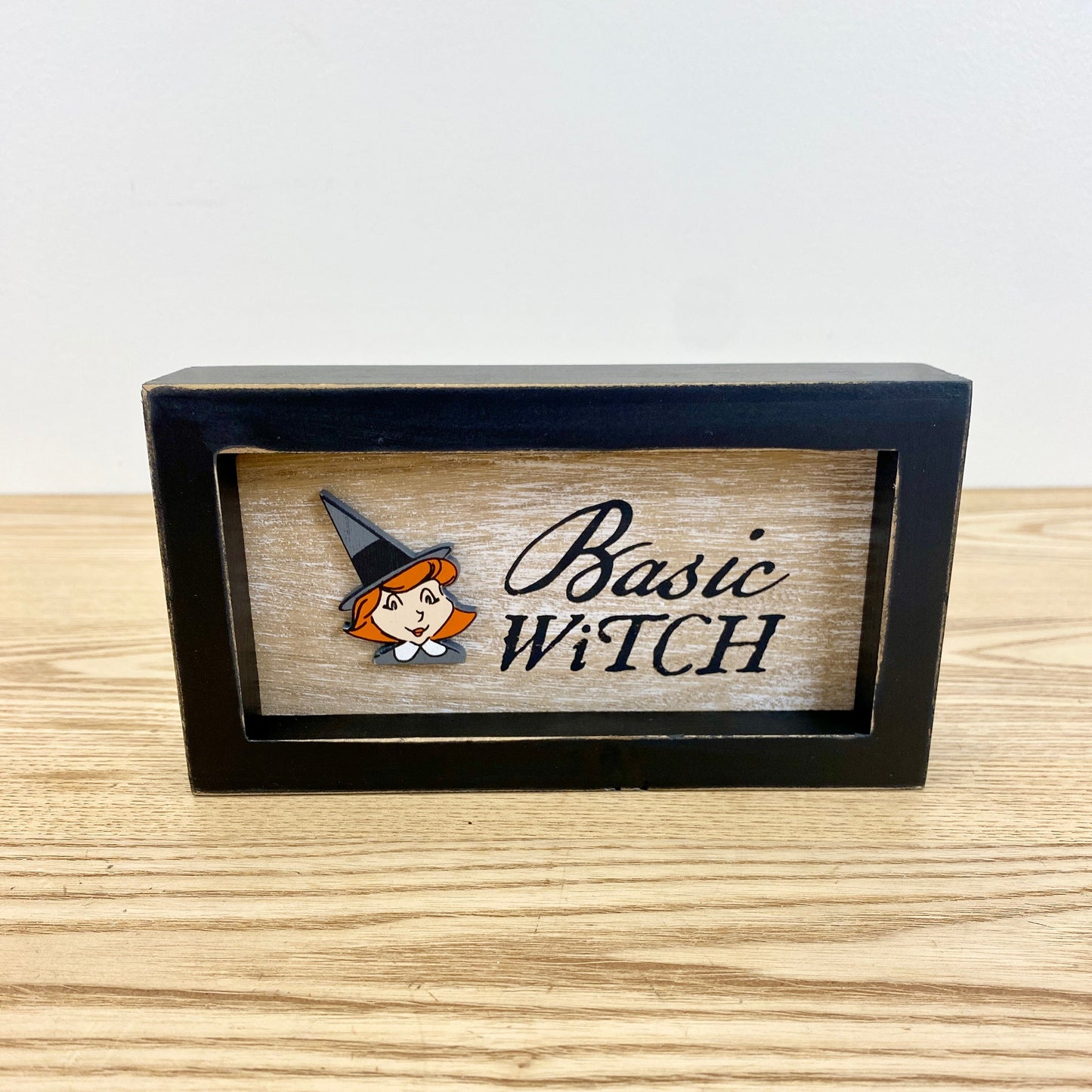 Basic Witch/Spice Reversible Wood Framed Sign