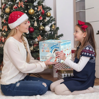 🎅☃️Christmas Snowman DIY Clay Craft Kit for Kids, Modeling Clay Snowman DIY Kit