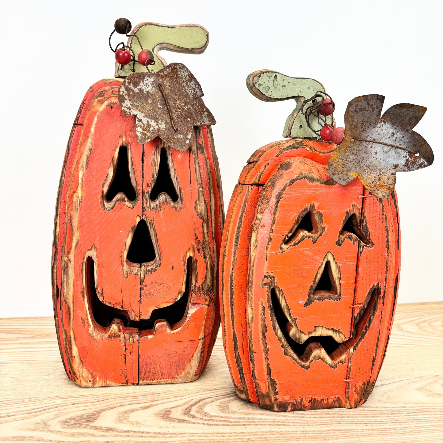 Autumn Carved Reclaimed Wood Artisan Collection