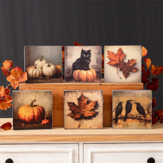 Fall Still Life Shelf Setters - 6 Styles