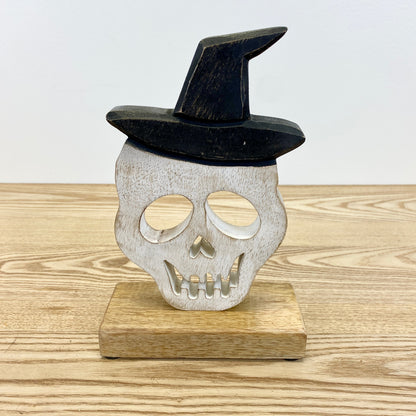 Carved Skull with Hat