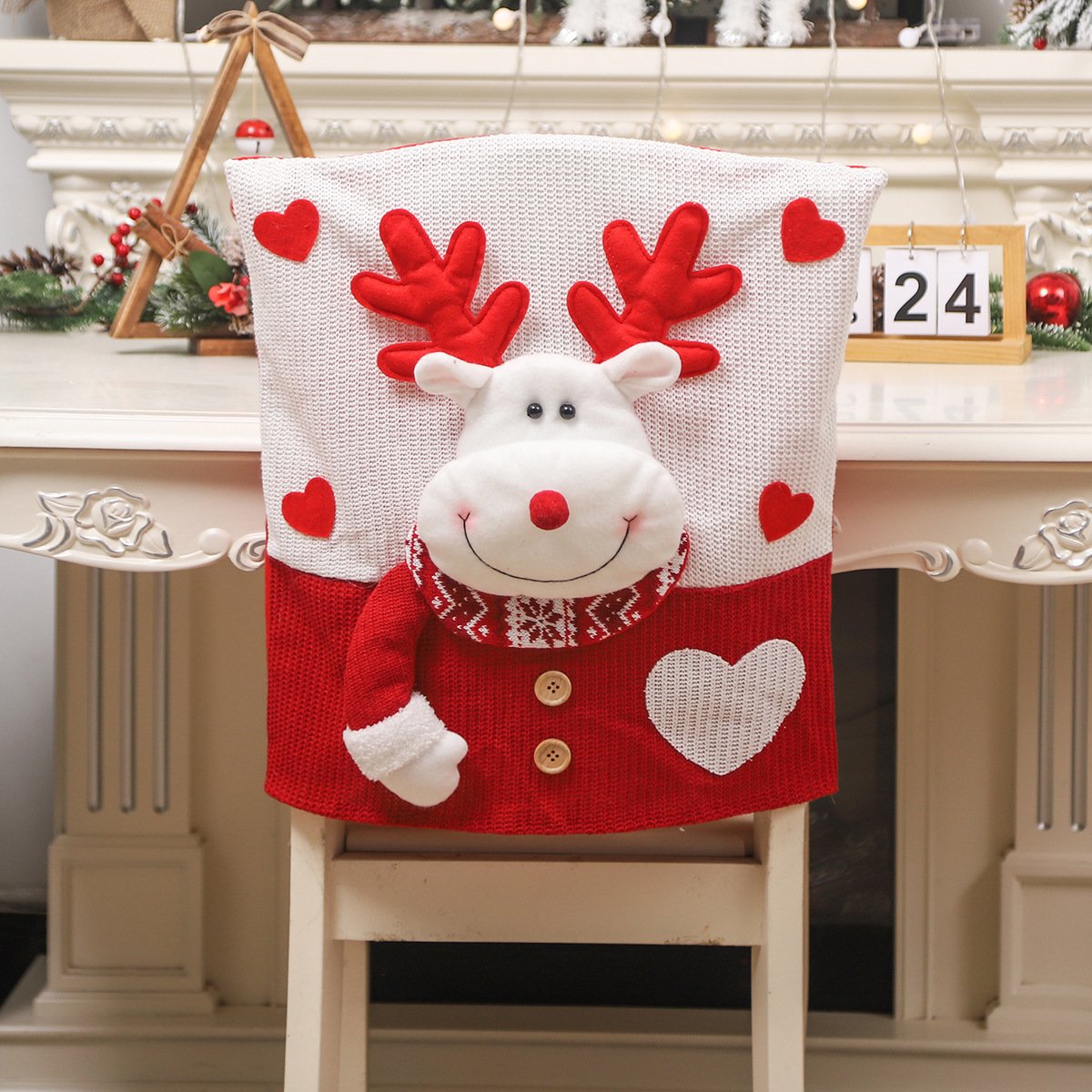 🌟Last day to get 49% off💥Cute Christmas Themed Chair Cover🎄