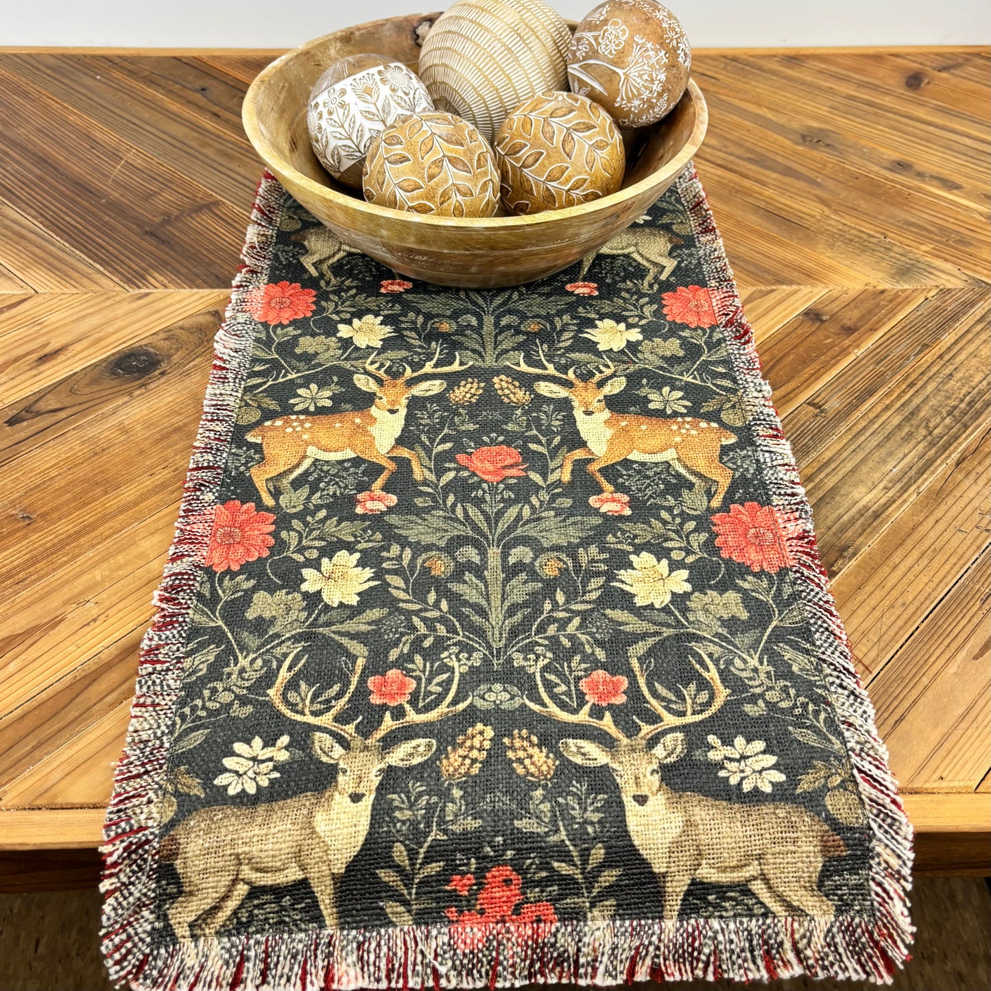 Balmoral Deer Print Table Runner