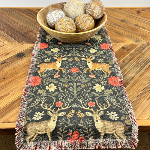 Balmoral Deer Print Table Runner