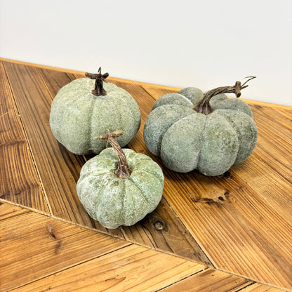 Textured Green Pumpkins