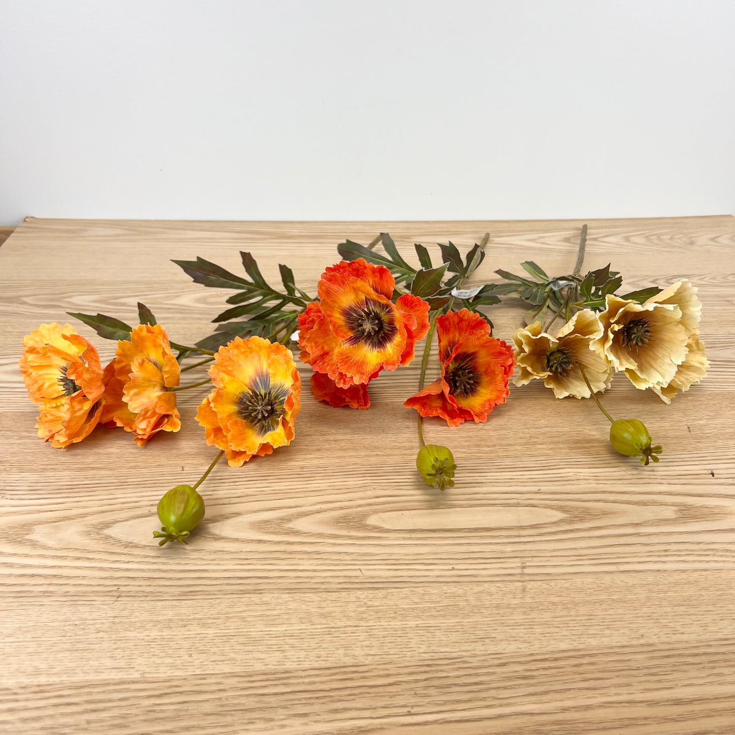 Fall Poppy Stems - 3 Colors