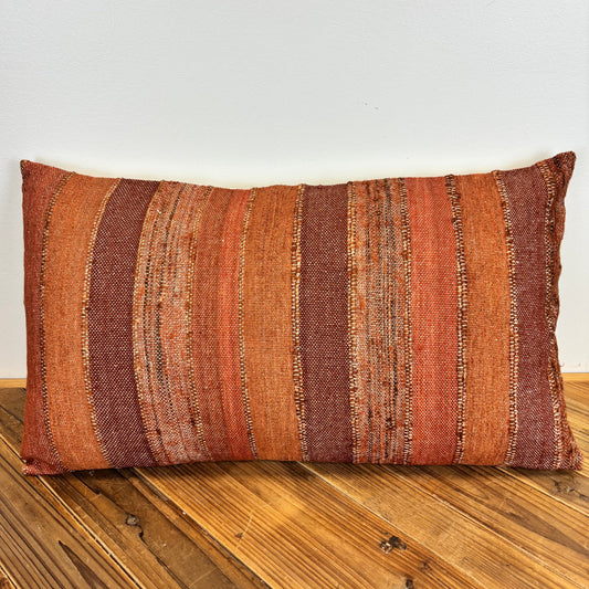 Woven Blend Striped Pillow