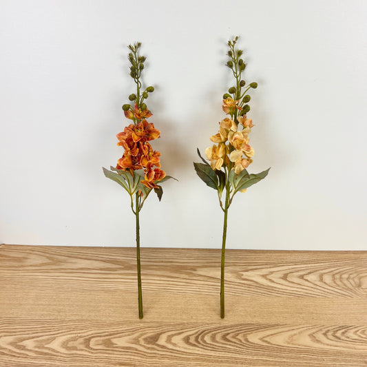 Fall Delphinium Stems - 2 Colors