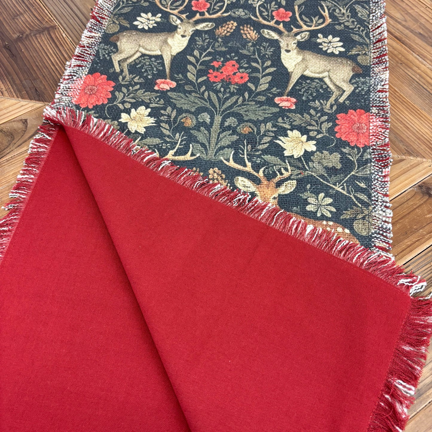 Balmoral Deer Print Table Runner