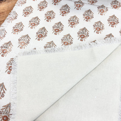 Block Print Floral Table Runner