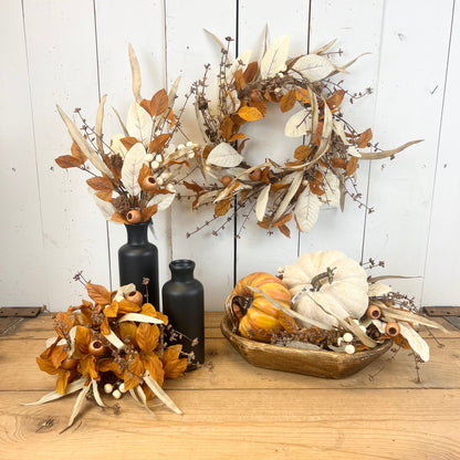 Cream and Orange Fall Collection