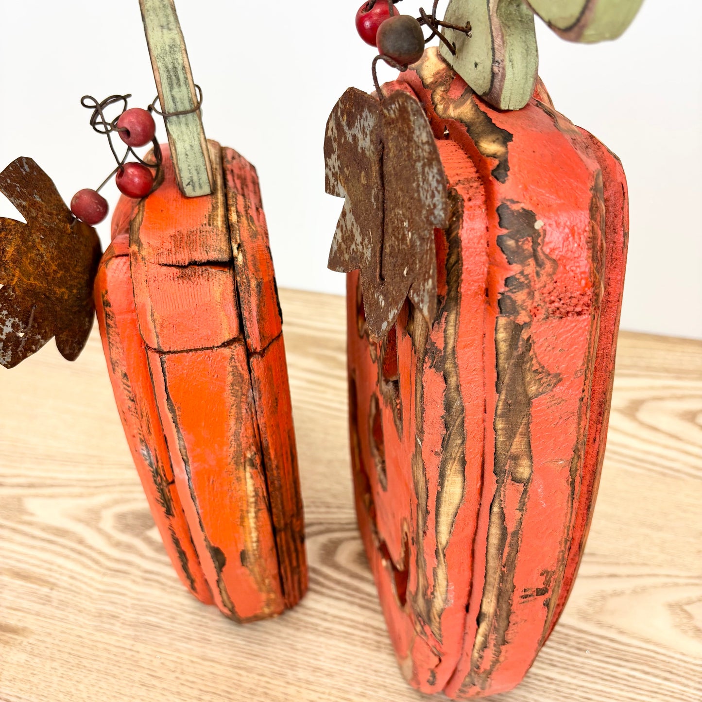 Autumn Carved Reclaimed Wood Artisan Collection