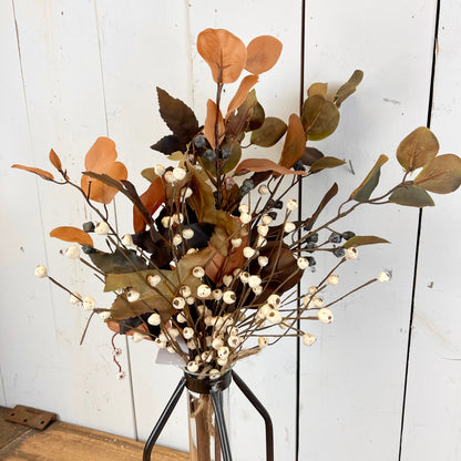 Harvest Eucalyptus and Cream Mini Berry Floral Design Kit