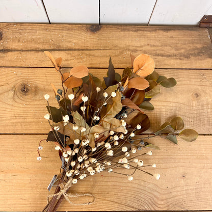 Harvest Eucalyptus and Cream Mini Berry Floral Design Kit