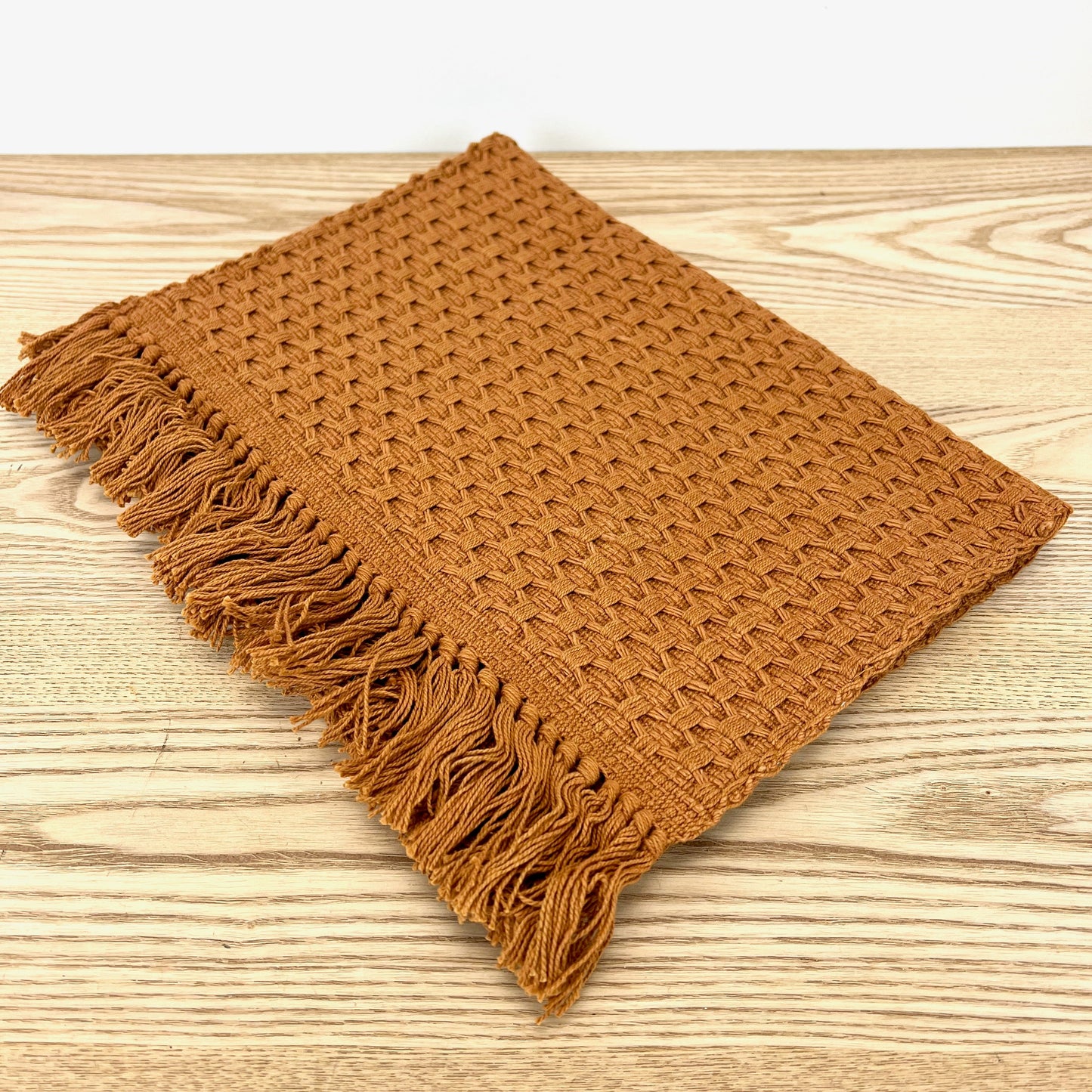 Rust Woven Table Runner