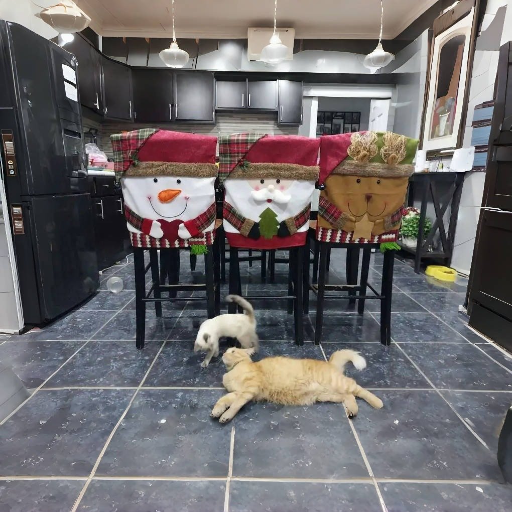 🌟Last day to get 49% off💥Cute Christmas Themed Chair Cover🎄