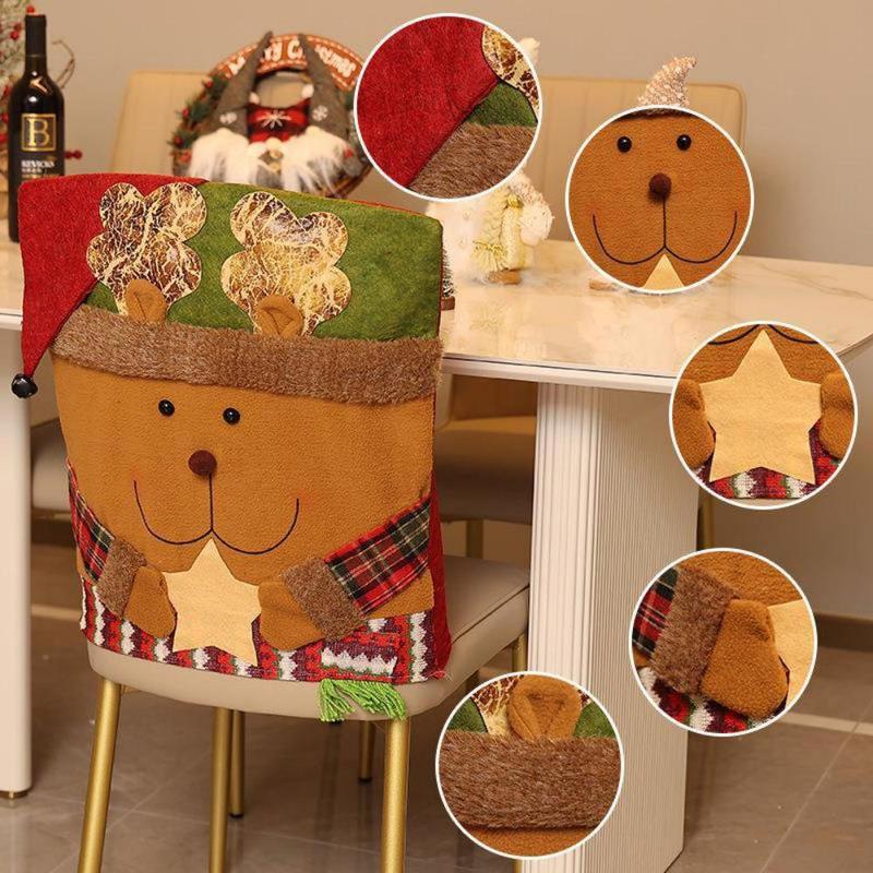 🌟Last day to get 49% off💥Cute Christmas Themed Chair Cover🎄