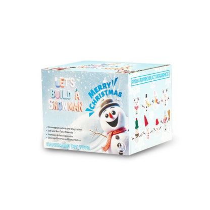 🎅☃️Christmas Snowman DIY Clay Craft Kit for Kids, Modeling Clay Snowman DIY Kit