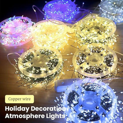 ✨40% OFF EARLY CHRISTMAS SALE🎄 Copper Wire Firecracker Light String – Perfect for Home Holiday Decor🎁