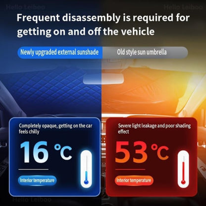 Car Windshield Snow Cover Sun Shade Winter Dust Rain Ice Frost Guard Protector