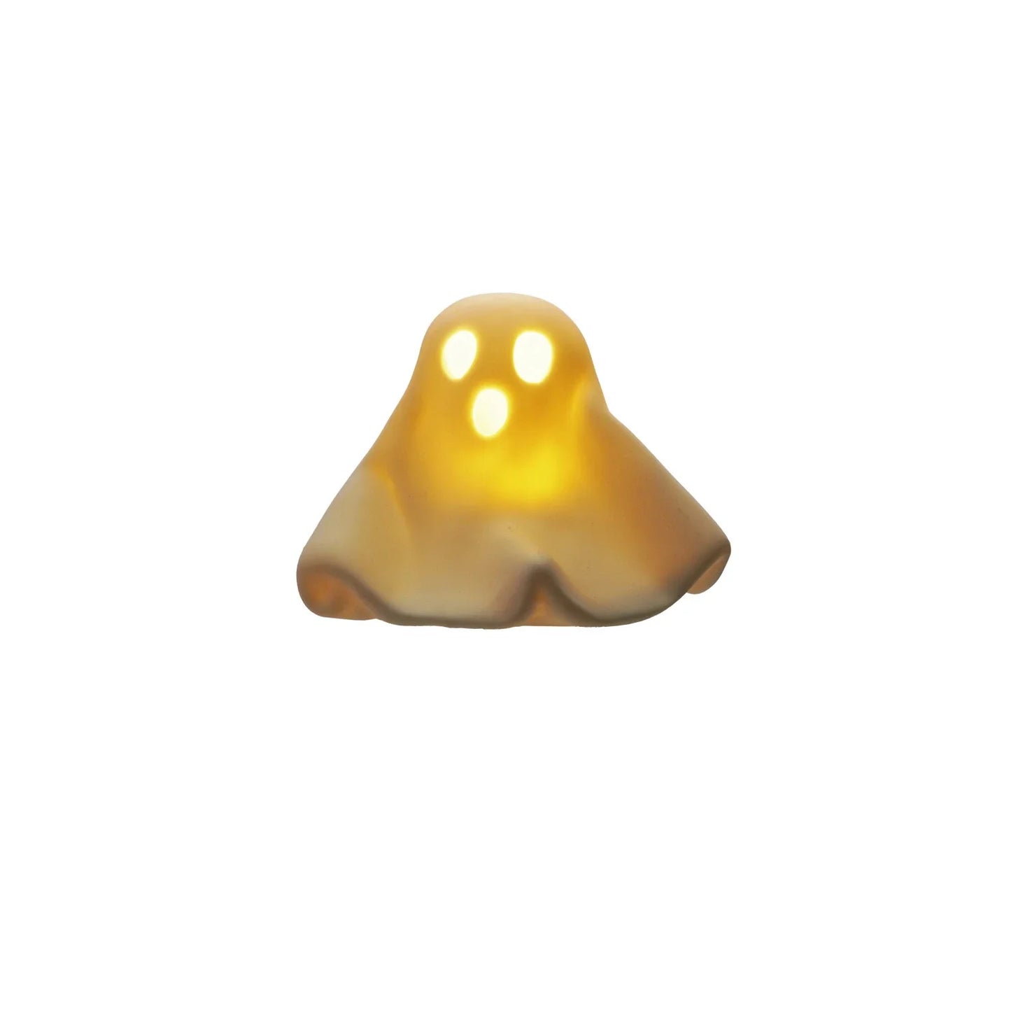 Stoneware Ghost with LED Light