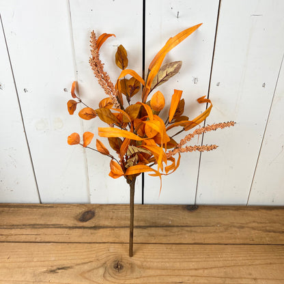 Vibrant Orange Fall Leaf Collection