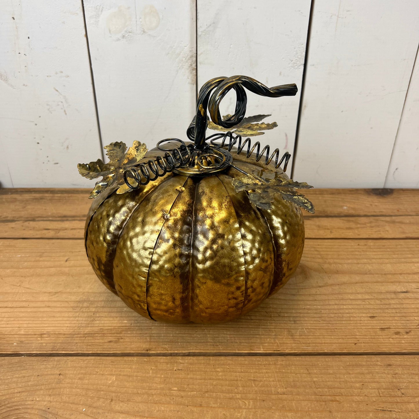 Gold Metal Pumpkins