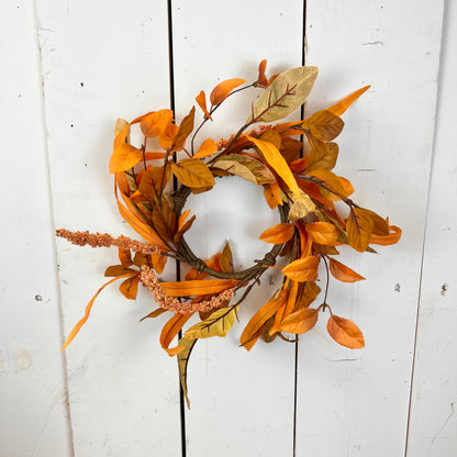 Vibrant Orange Fall Leaf Collection